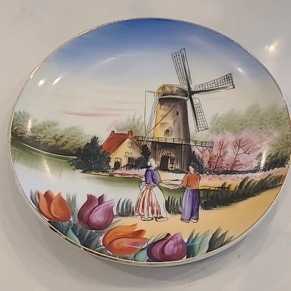Vintage Japan Handpainted Plate